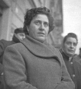 In sciopero alla Casaralta (anni ’50).