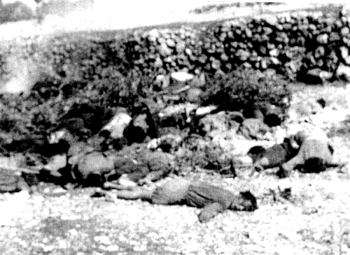 Soldati italiani uccisi dai tedeschi   nel massacro di Cefalonia, Grecia 1943 