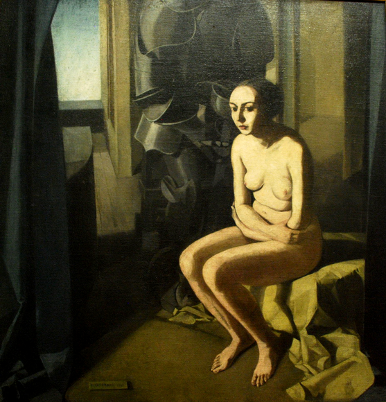 "La donna e l'armatura", Felice Casorati 1921